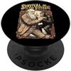 Grandio Design Funny Scientific Science Charles Darwin Monkey Sopravvivenza Dell'evoluzione Più Forte PopSockets PopGrip Adesivo