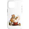 Timowo Studio Custodia per iPhone 16 Pro Tigre Dai Denti A Sciabola In Cucina