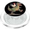 Dinosaur Chicken Outfit Pollo forte con dinosauro amico Costume PopSockets PopGrip per MagSafe