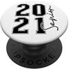 Class Of 2021 High School College Univer Classe di laurea 2021 del liceo Università Universitario PopSockets PopGrip Adesivo