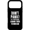 Manufacturing Staff Gifts & T-Shirts Custodia per iPhone 17 Pro Max Tecnico in fibra di carbonio