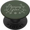 Reformed Theology Christian Faith Elect Inni di grazia: Amazing Grace Classic Christian Faith Design PopSockets PopGrip Adesivo