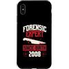 True Crime Merch for Investigative Crime Custodia per iPhone XS Max Esperto forense dalla nascita 2008 Compleanno a tema crimine vero