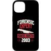 True Crime Merch for Investigative Crime Custodia per iPhone 13 Esperto forense dalla nascita 2003 Compleanno a tema crimine vero