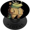 Dragon Pajama Outfit Incredibile look drago per i fan della biancheria da notte PopSockets PopGrip Adesivo