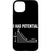 Physics Science Humor Quantum Mechanics Custodia per iPhone 15 Plus Ho avuto Potenziale Fisica Formula Energia Scienza Umorismo Nerd
