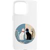 Design retrò del cerchio di Harmony Cats Custodia per iPhone 15 Pro Max Design retrò del cerchio di Harmony Cats