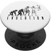 Grandio Design Archery Archer Bow And Ar Tiro con l'arco Arciere Man Evolution Funny Compound Bow Hunter PopSockets PopGrip Adesivo