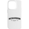 Richardson Original Vintage Retro Pride Custodia per iPhone 14 Pro Nome originale Richardson Retro Hometown Richardson Original