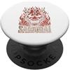 Samurai TShirt Cyber Giapponese Retrò To Maglietta Cyber Samurai Maschera Da Demone Giapponese PopSockets PopGrip Adesivo