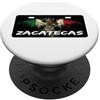 Zacatecas México State License Plate Mex Summer Vacation Matching Family Group Mexican Souvenir PopSockets PopGrip Adesivo
