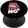 Winter Beard Fashion Ho Ho No Divertente Design Natalizio con Cappello Santa PopSockets PopGrip Adesivo
