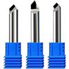 XJLXXOZ 1pc PCD Diamante Smusso Fresa 90 Gradi Utensile di Lavorazione Nuovo Materiale CNC Carburo Svasatore Punte for Incidere Router Bit(8x90degree xD8x60)