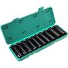 Generic Set di adattatori a bussola per rubinetto, chiave esagonale con manico esagonale, mandrino per macchina da 8 pezzi con presa per rubinetto da 50 mm