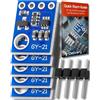 AZDelivery 5 x GY-21 HTU21 Sensore di Misurazione Umidità e Temperatura compatibile con Arduino incluso un E-Book!