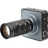 VXDEFP Webcam 1080p Streaming Full HD Videoscopio Elettronico Industriale Video Microscopio con Lente 6-12mm/60mm Ingrandimento Regolabile (B)