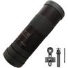 Vasiumic Monoculare HD con zoom 10-300x, per campeggio con scarsa illuminazione, telescopio portatile retrattile portatile per sport all'aperto, concerti, escursionismo (solo monoculari)