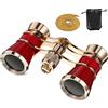 HOMSFOU Binocolo Compatto per Birdwatching e Concerti, Borsa in Cotone, per Spettacolo, Trekking e Sport