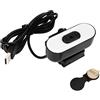 Prosxylate Webcam USB 2K con autofocus, fotocamera per computer HD 1080P con luce di riempimento e microfono integrato, ideale per videoconferenze, streaming live e lezioni online su Windows