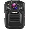 OPFVUJIKX Fotocamera corporea, Mini telecamera V8N 64G 1080P Videoregistratore BodyCam montato sul corpo DVR for visione notturna IR for la guardia di sicurezza Camara della polizia per la Sicurezza, il Lavoro
