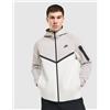 Nike Mens Nike Felpa con Cappuccio Full Zip Tech Fleece - Grigio, grigio