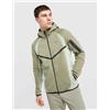 Nike Mens Nike Felpa con Cappuccio Full Zip Tech Fleece Pro - Grigio, grigio