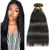 Zeslaerr 1B Natural Black Color Capelli naturali Bundles Human Hair Extensions Grade Unprocessed Capelli umani vergini Straight Bundles For Women 24 24 24 Inch