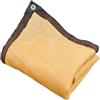 DYINDUN Rete Ombreggiante 115 x 230 cm Protezione Anti-Uv e Frangivento, Traspirante Protezione Solare Tenda da Sole per Esterno per Fiori Colture Serre Posto Auto Coperto Piscina, Color Crema