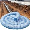 GZGLZDQ Tubo Drenante Estendibile, Forato Ø50/100, Fibra Di Poliestere E Filo Di Acciaio, Tubo Drenante Flessibile, Corrugato Per Drenaggio Sotterraneo In Cortile (50mm, 12m)