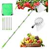 seOSTO Raccogli Frutta Telescopico, 2,6m Raccogli Mele Diametro 16 Cm, Raccogli Ciliegie Frutta