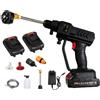 Shkalacar Idropulitrice Portatile 60 Bar 300W, Idropulitrice Batteria Alta Potenza con Batteria Ricaricabile Ugelli 5in1, Senza Fili per l'irrigazione, Pulizia, Auto, Pavimento