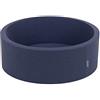 KiddyMoon Piscina di Palline 90X30cm/SENZA Palline per Bambini Tondo, Blu Scuro