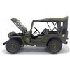 sast Welly Auto Militare Willys Capote Chiuso US Army 1/18 Metallo D-Day Operazione Overlord JEEPWillys