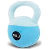 Lullaberry My First Kettlebell - Giocattolo sensoriale per bambini, 12 cm, morbido sonaglio per bambini, in blu, sicuro e facile da impugnare, perfetto per genitori attivi