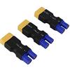 OliYin 3pcs Maschio XT60 a Femmina EC3 Losi Adattatore connettore per Crawler Turnigy (Confezione da 3)