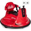 RELAX4LIFE Autoscontro Elettrico per Bambini da 6V con Telecomando, Musica, 3-6KM/H, Cintura Regolabile, Luci LED, 360 Gradi, Funzione di Avvio Lento, Portata 25KG,3-7 Anni (ROSSO)