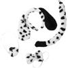 FRCOLOR Set di Accessori da Travestimento Dalmata per Ragazze Bambini Fascia Orecchie di Cane, Coda di Peluche, Naso per Feste di Natale Party Carnevale Halloween