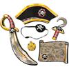 Liontouch - Set Pirata con Sciabola, Uncino, Cappello, Benda, Medaglione e Mappa - 3+ Anni | Gioco di Finzione per Bambini Pronti a Salpare nei Caraibi | Schiuma Resistente e Sicura