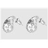 LUCA BARRA ORECCHINI DONNA GOCCIA IN ACCIAIO CON CRISTALLI BIANCHI 9 x 16 mm - ARGENTO/ACCIAIO