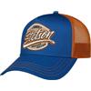 Stetson Classic Patch Trucker Cappellino da baseball, cappellino da baseball, da uomo e da donna, con ombrello, primavera, estate, autunno/inverno, Blu, Taglia unica