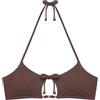 YAMAMAY - Bikini Parte Alta, Modello Bralette Senza Ferretto, Imbottitura Removibile, Donna, Soraya, Verde Salvia, monocromo