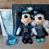 Disney Tokyo DisneySea 25th Mickey Minnie Badge Glass Set Jubilee Gala 2026