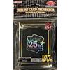 Quarter Century Black 100 Sleeves Yu-Gi-Oh sigillato 25th Anniversary giapponese
