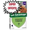 ELANCO ADVANTAGE SPOT ON GATTI 0,8ML 4 PIPETTE - SUPERIORE A 4 KG - SCADENZA 07-2029
