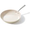 Redchef Pan induzione 28 cm, rivestimento antiaderente in ceramica, padelle con manico in acciaio inox, senza PFOA, senza PFAS, senza PTFE, adatti al forno, beige