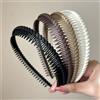 VelvetGlow Fasce per Capelli con Dentini per Donne Antiscivolo, Fascia con Pettine in Plastica con Dentini, Fasce per Capelli da Donna Confortevoli e Accessori per Capelli per Donne e Ragazze, 4