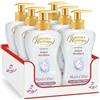 Generico Spuma di Sciampagna Sapone Gel Acqua Micellare Mani e Viso con Antibatterico, 6 Flaconi da 300ml con Dosatore