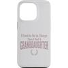 Granddaughter Girl Dad Humor Tees Custodia per iPhone 13 Pro Ho usato per essere in carica poi ho avuto una nipote Tee 2