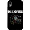 Physics Science Humor Quantum Mechanics Custodia per iPhone XR Questo è il modo in cui lancio formula fisica Insegnante di scienze Matematica Nerd