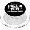 Born in Year Retro Style Vintage Made In 1951 Edizione Limitata Parti Originali Scuro PopSockets PopGrip per MagSafe